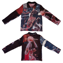 Load image into Gallery viewer, ‘Make Mi® Like Mike’ Zip-Up Collared Jacquard Tapestry