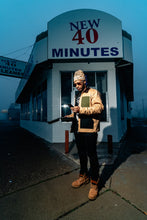 Load image into Gallery viewer, 25FW Brown Ascension to Higher/Web Money Luxury Beanie
