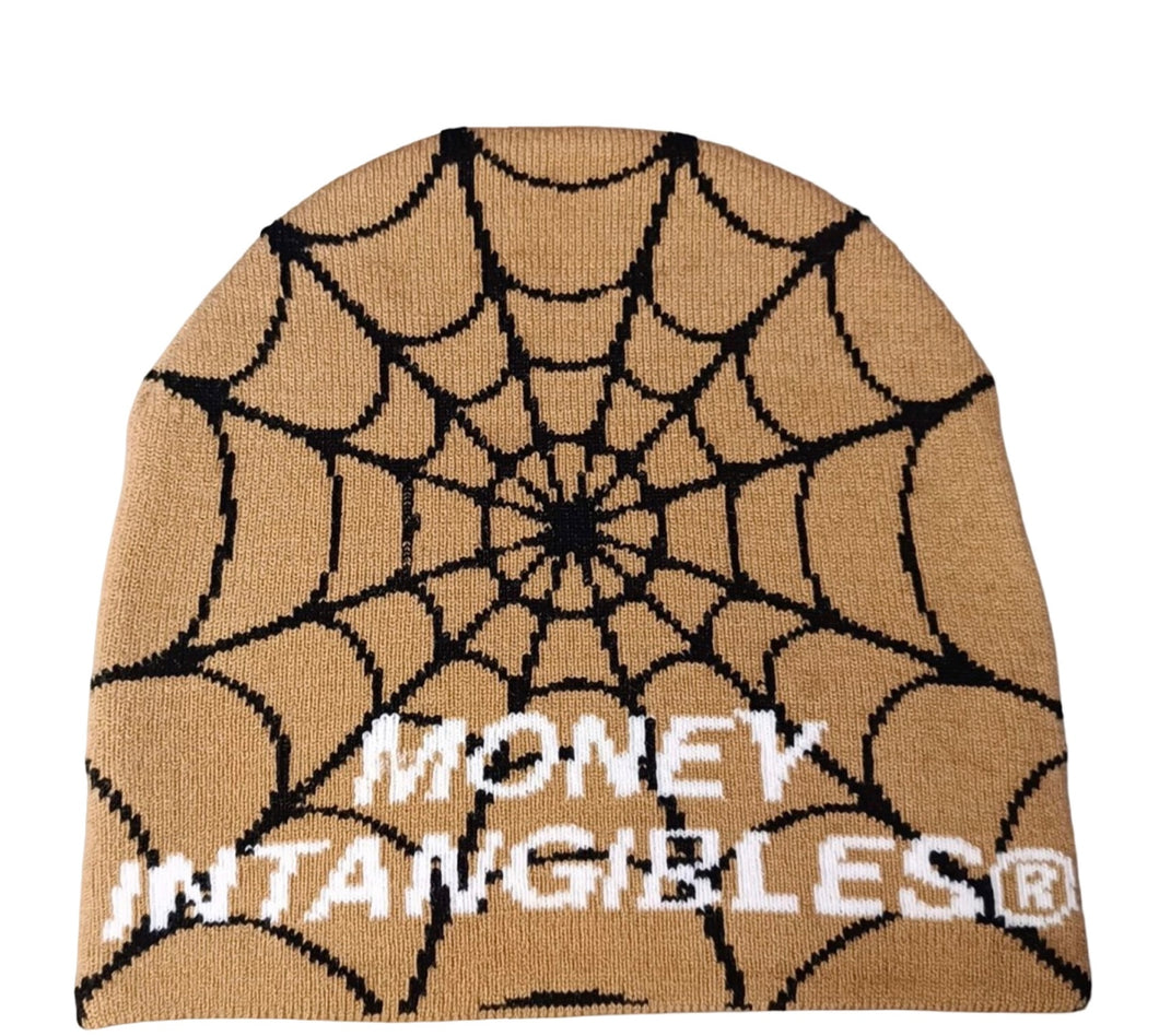 25FW Brown Ascension to Higher/Web Money Luxury Beanie
