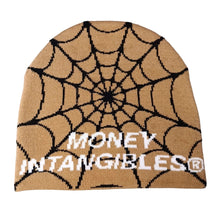 Load image into Gallery viewer, 25FW Brown Ascension to Higher/Web Money Luxury Beanie
