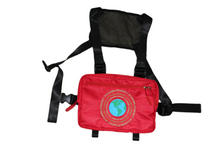 Load image into Gallery viewer, Compass Mi Luxury Utility Chest Rig— Red w/Black tabs
